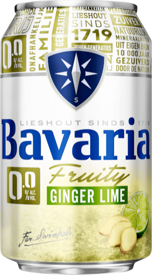 Bavaria 0.0% Ginger Lime blikje van 33cl